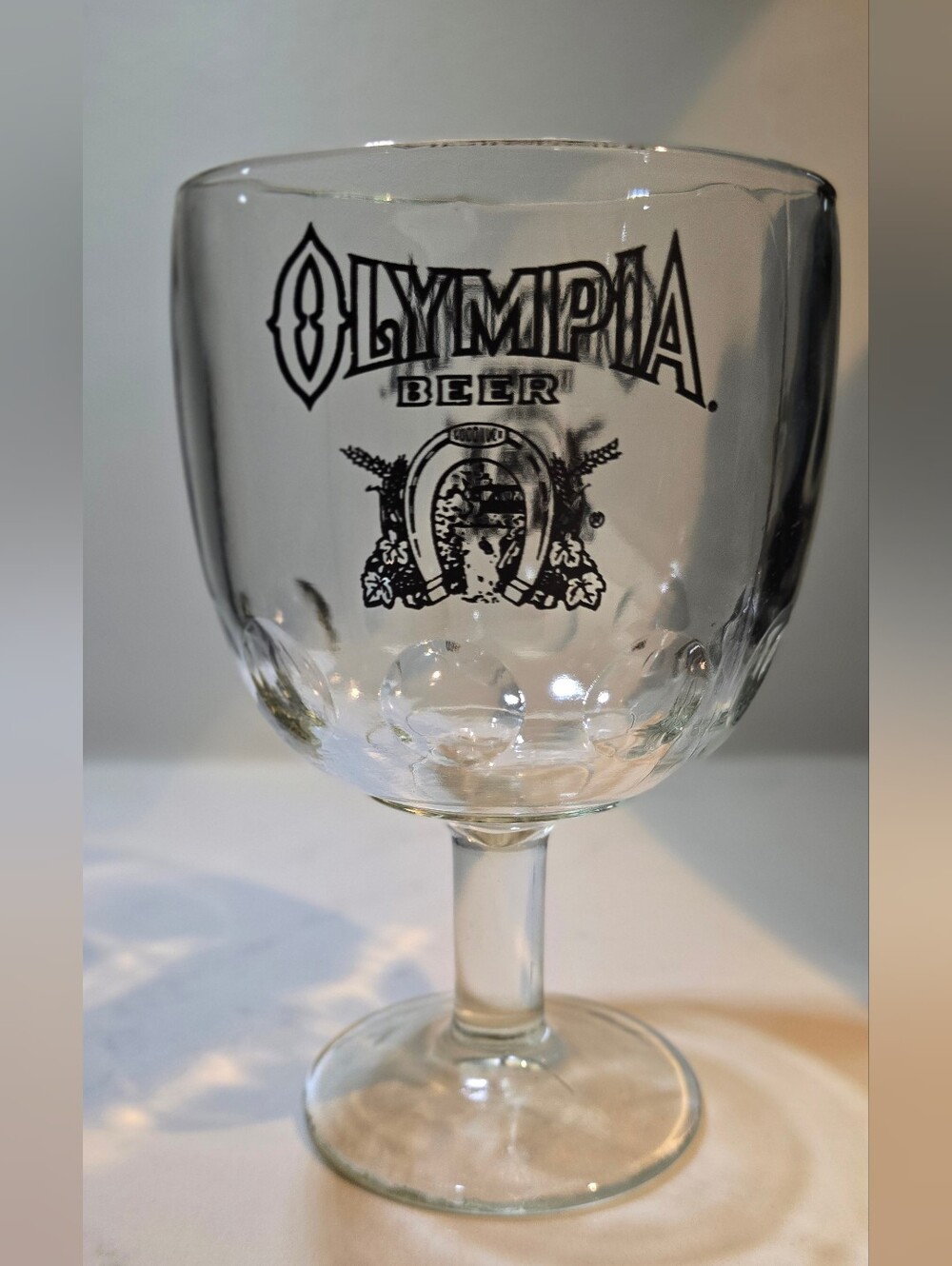 Branded Clear Goblet - Clear